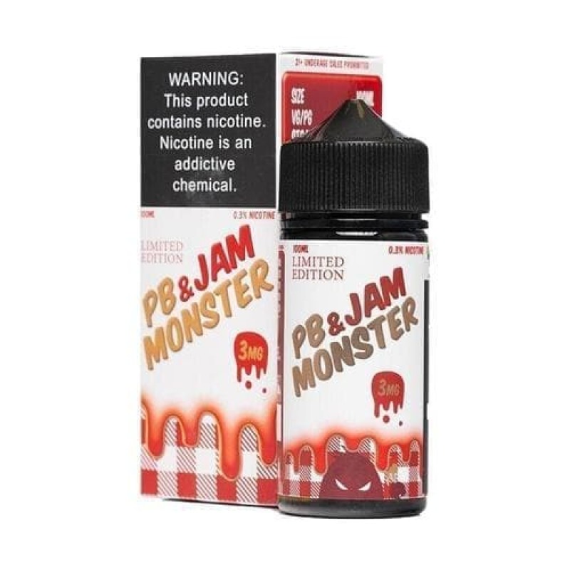 Jam Monster PB & Jam Strawberry eJuice