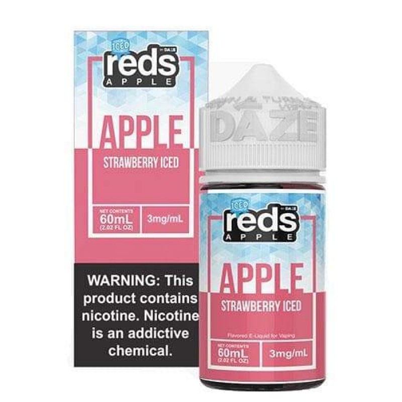 Reds Apple Strawberry Iced eJuice