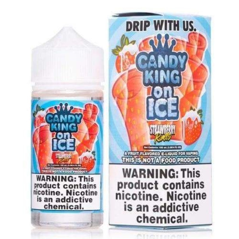 Candy King On Ice Strawberry Rolls eJuice