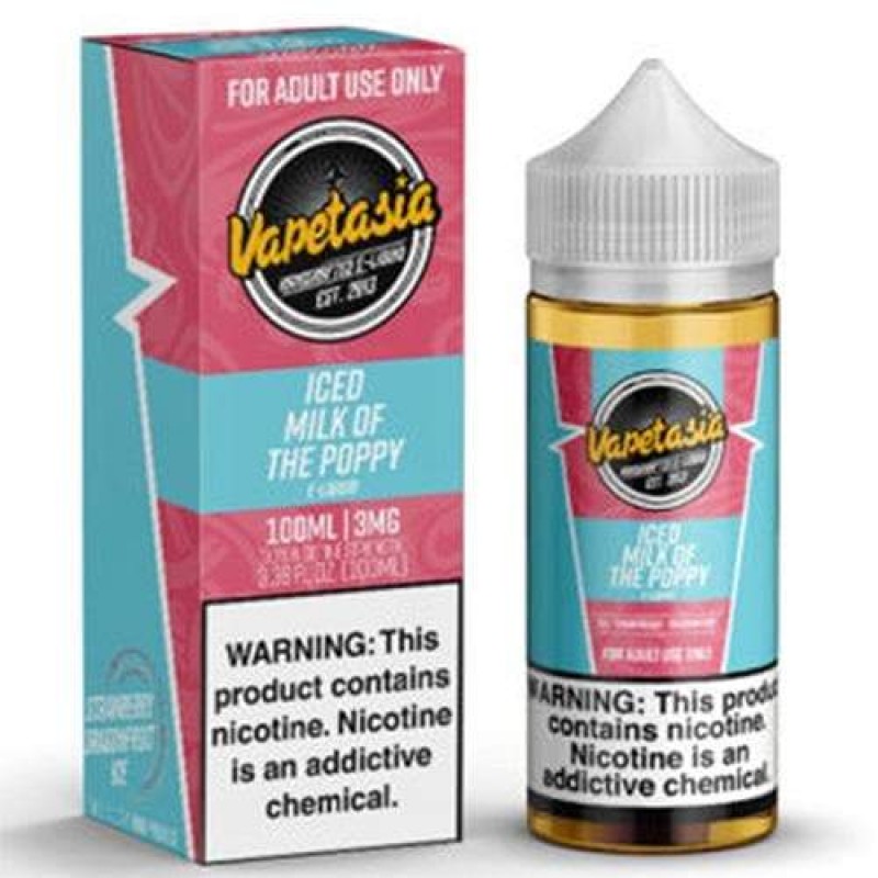 Vapetasia Iced Milk Of The Poppy eJuice