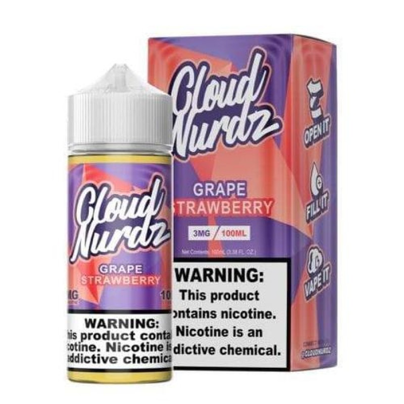 Cloud Nurdz Grape Strawberry eJuice