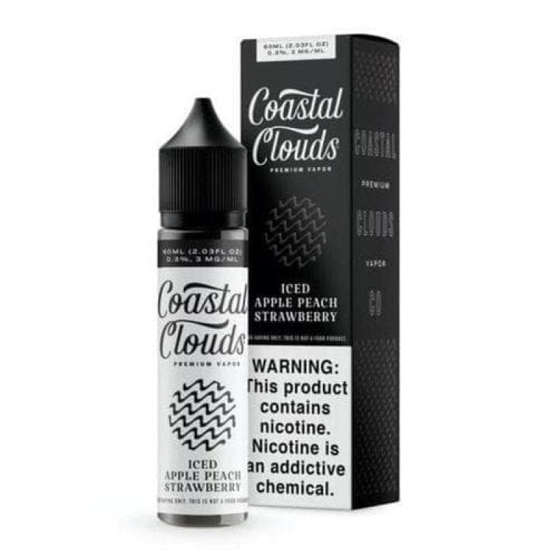 Coastal Clouds Iced Apple Peach Strawberry eJuice