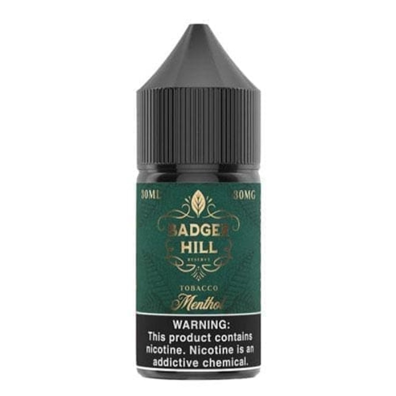 Badger Hill Reserve Salts Menthol eJuice